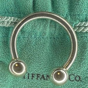 2001 Tiffany & Co. Sterling Silver Key Ring Keyring